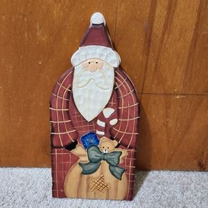 Tri-fold Santa